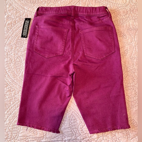 Denim&Co Women's Purple Jean Shorts - Picture 10 of 12